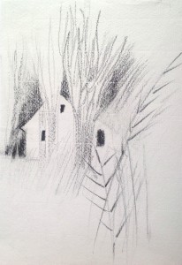 haus im Wald skizze 2011